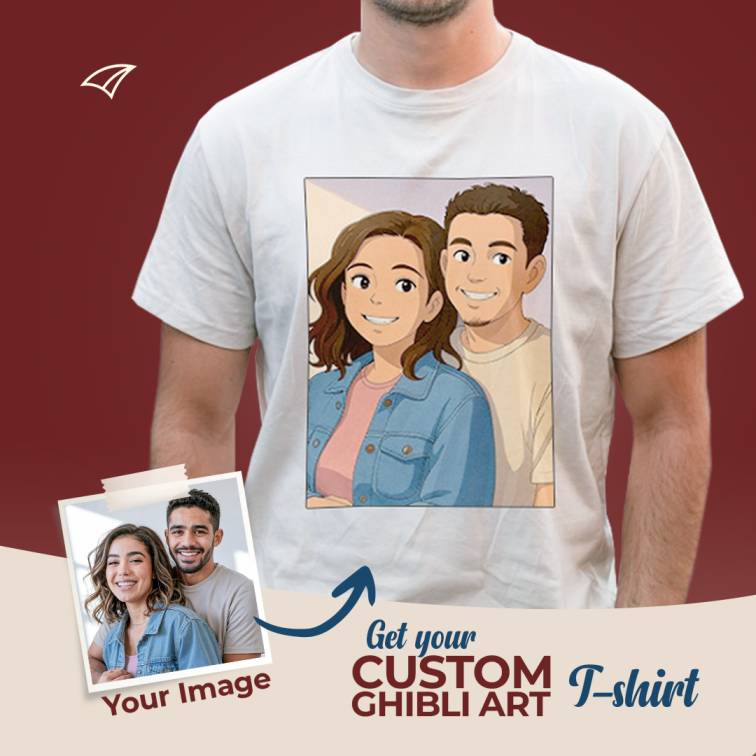 ghibli art tshirt design 4